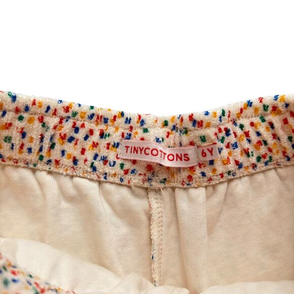 Tiny Cottons Organic Confetti Terry Shorts Size 6y - Picture 4 of 4